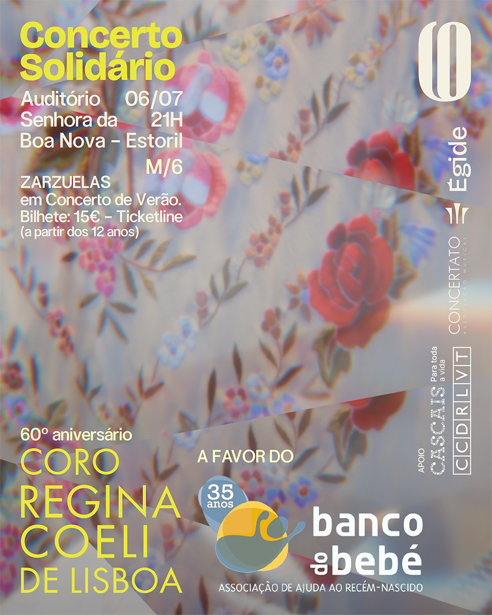 Cartaz do Concerto Solidário